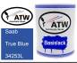 Preview: Saab, True Blue, 34253L: 1L Lackdose, von ATW Autoteile West.